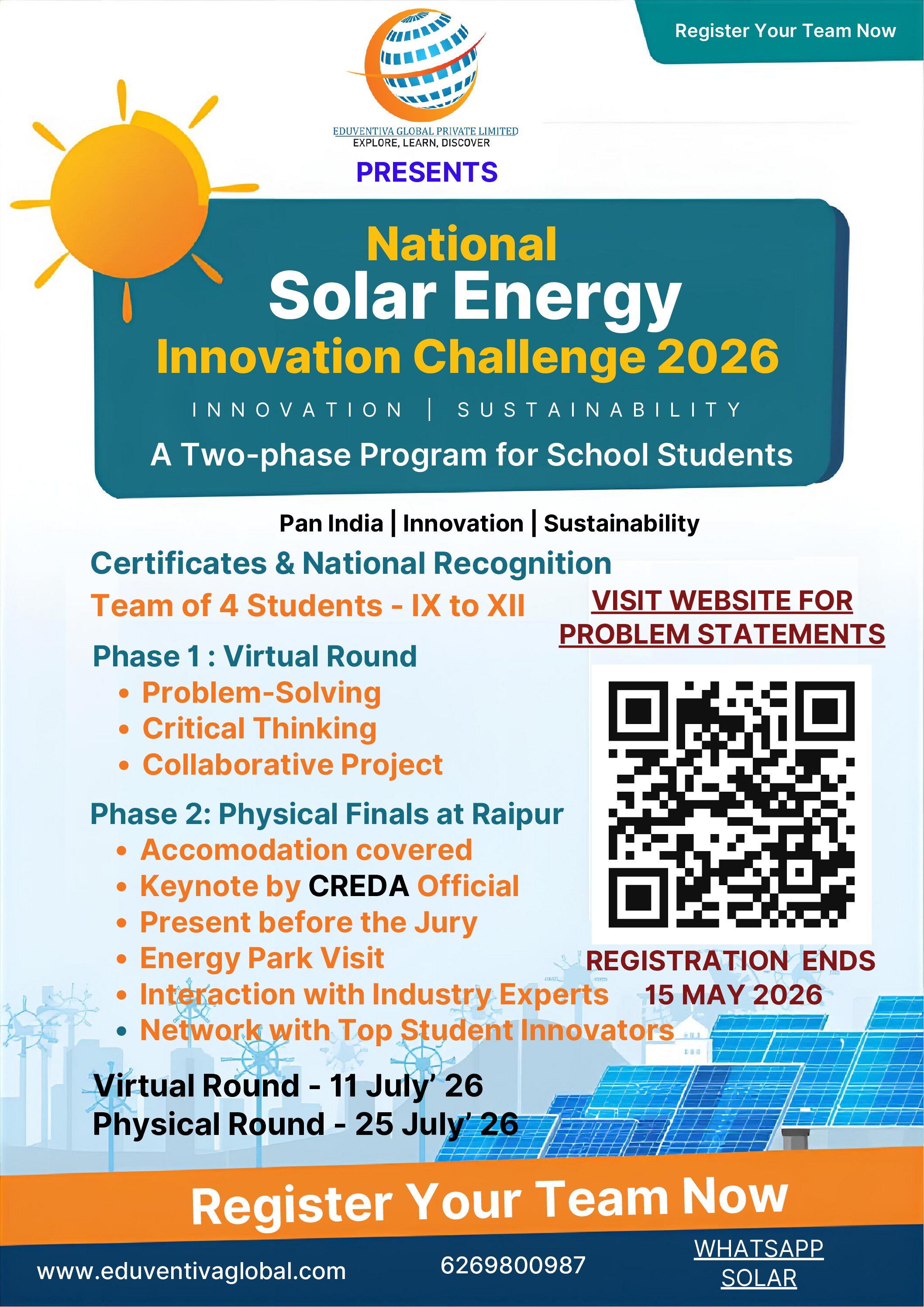 National Solar Energy Innovation Challenge 2026